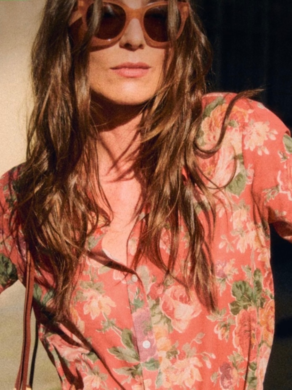 Sezane Pierro Shirt Almeria Print - Size 2